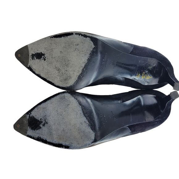 Rag & Bone Beha Chelsea Shooties Size 39 EU, Size 9 US Black Leather 3" Stiletto - Picture 10 of 13